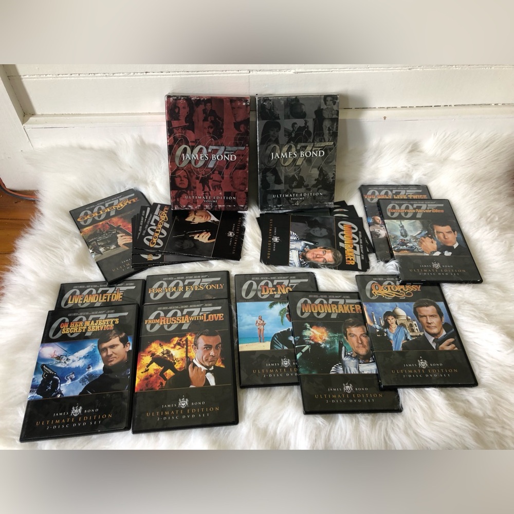 James Bond 007 - Ultimate Edition 10 Movie Collection (DVD Box Set Vol 3-4)